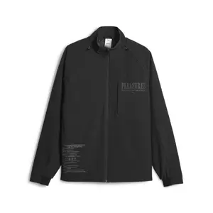 PUMA Mens X Pleasures Jacket Athletic Outerwear Casual Full Zip - Black