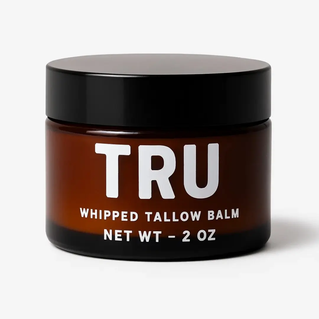 TRU Living Grapefruit Tallow Balm 2oz – Deeply Moisturizing & Nourishing Skin & Body Care for Comfort & Hydration