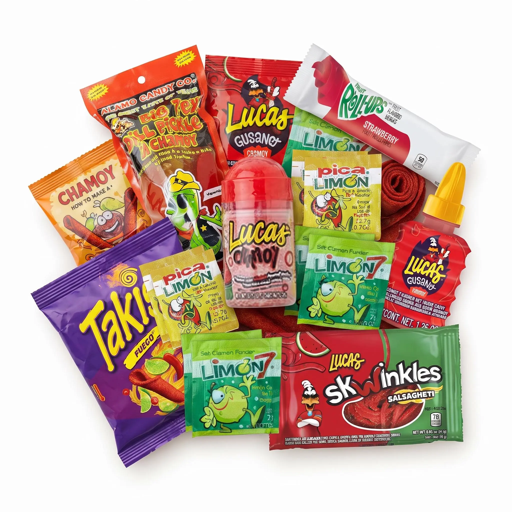 Chamoy Pickle Kit with Candy & Spicy Snacks Ultimate Snack Box