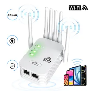 2.4GHz WiFi Extender Signal Booster for Home and Office Up to 5000 sq.ft with 50 Devices,Wireless Repeater,Long Range Amplifier,1-Tap Setup,Game Essentials