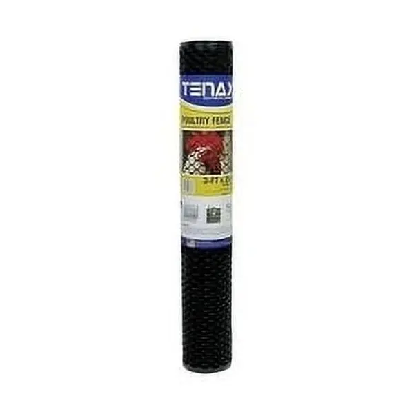 3 x 25 ft. Black Poultry Fence