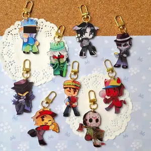 Roblox Forsaken Keychain, Two Time Elliot C00lkid Acrylic Keychain, Cute Bag Pendant, Game Merch Gift, Kawaii Figure Key Ring, Handbag Decor, Small, Meaningful, And Full Of Character, Unique Keychains That Add Charm To Every Bag And Key.
