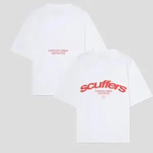 2025 Spanish Street Tide Brand Printed Men Women Surf Vacation Casual T-shirt Trendy Brand Scuffers Street Short Sleeves Top