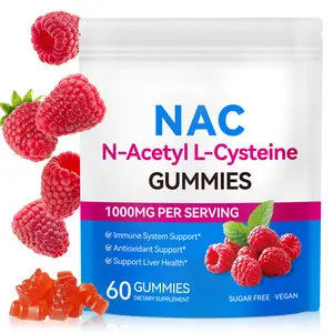 Sugar-Free 1000mg NAC Gummies, N-Acetyl L-Cysteine  Vitamin C & Zinc - Supports Respiratory Health, Liver Detox & Cleanse, Kidney Function, NAC Supplement for Kids and Adults - Vegan skin wellness