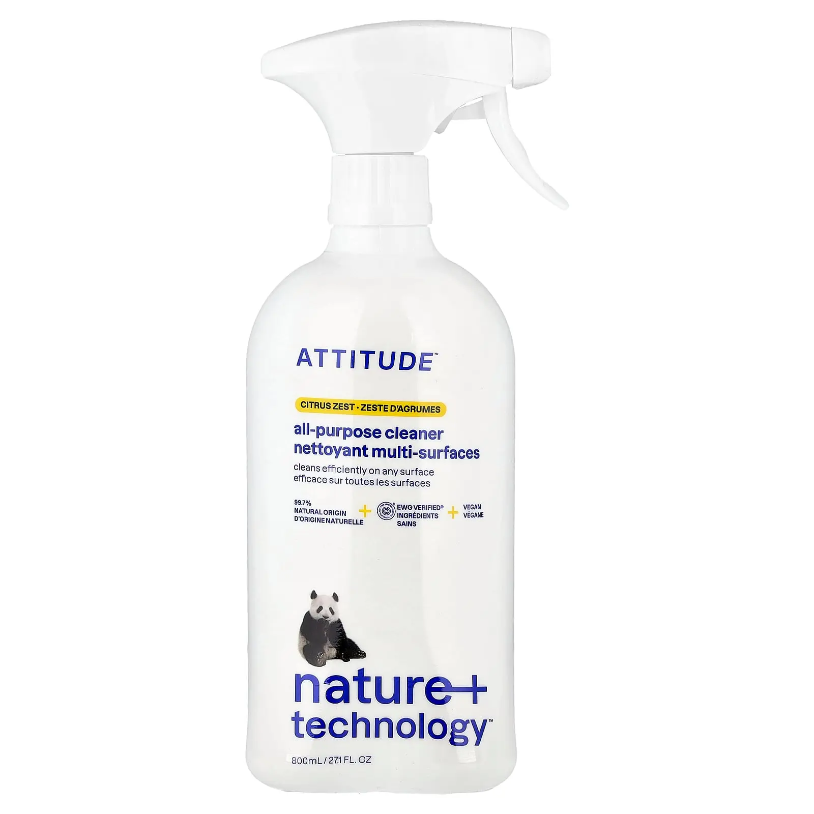 ATTITUDE All-Purpose Cleaner, Citrus Zest, 27.1 fl oz (800 ml) ATTITUDE All-Purpose Cleaner, Citrus Zest, 27.1 fl oz (800 ml)