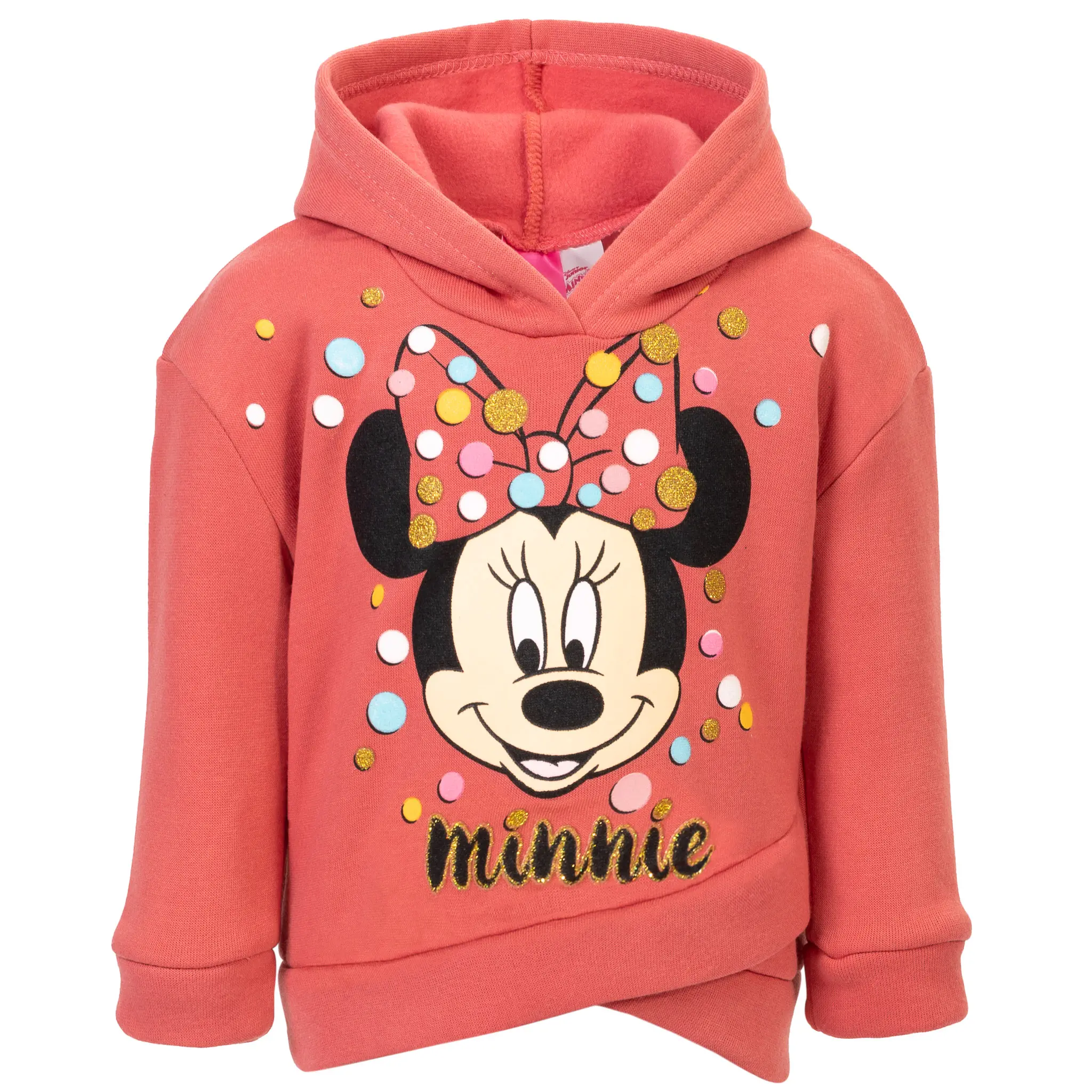 Disney Mickey Mouse & Friends Girls' 2-Piece Fleece Hoodie and Leggings Set Toddler to Big Kid