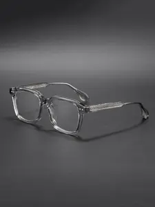 Elegant Tr Frame Glasses with Spring Feet Design, Anti-Blue Light Lenses, Unisex Fashion Accessory for Driving, Parties, Outdoor Sports