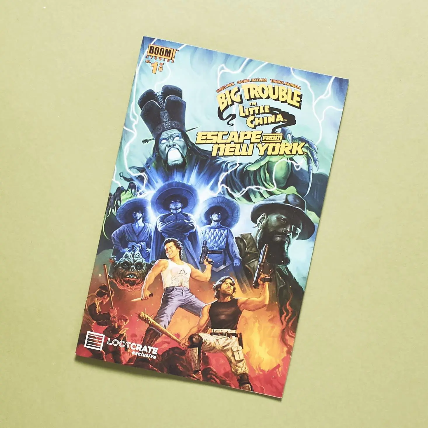 Boom! Studios Big Trouble in Little China-Escape From New York #1 Brand New Authentic Lootcrate November 2016 Comic Book with Supernatural Elements, Magical Theme Box