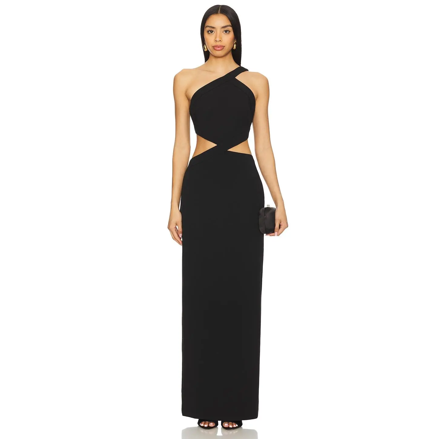 MISHA Drew Gown in Black
