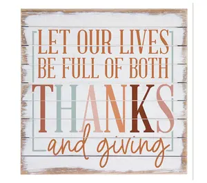 Sincere Surroundings 14" Thanks Giving ColorfulPerfect Pallet