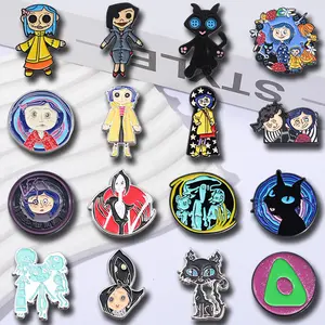 2025 Spring New Arrival Brooch 16-Piece Set, Fun Manga/Anime-Style Clips, for Clothing, Bags, Hats, Backpacks, Accessories, Fashion, Gifts for Friends, Perfect for Everyday Use