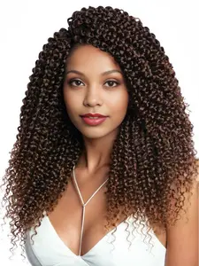 Sinkor 100% Hand Tied Water Wave Crochet for Women - 250% Heat Resistant, Highly Heat Resistant, Affordable Hair Accessory for Various Styles