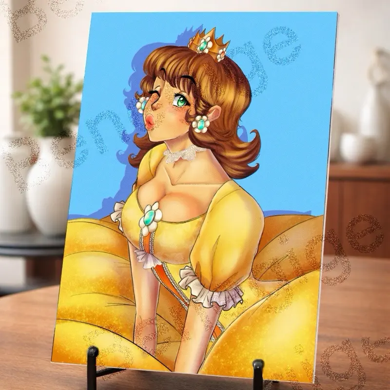 Princess Yellow Fanart Print 8.5 x 11