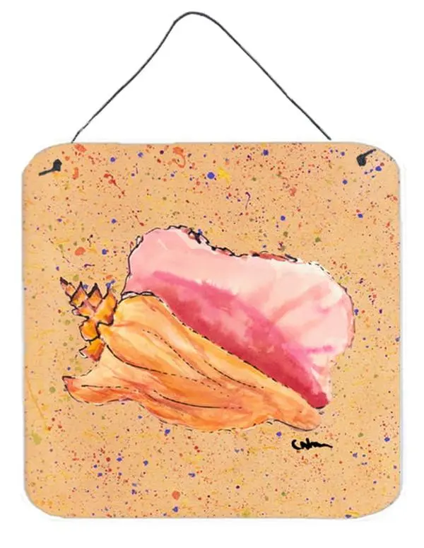 Shells Aluminium Metal Wall or Door Hanging Prints