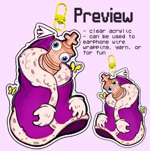 KINGER TADC Tied Up Acrylic Keychain, CAINE TADC Tied Up Acrylic Keychain , The Amazing Digital Circus, Shibari