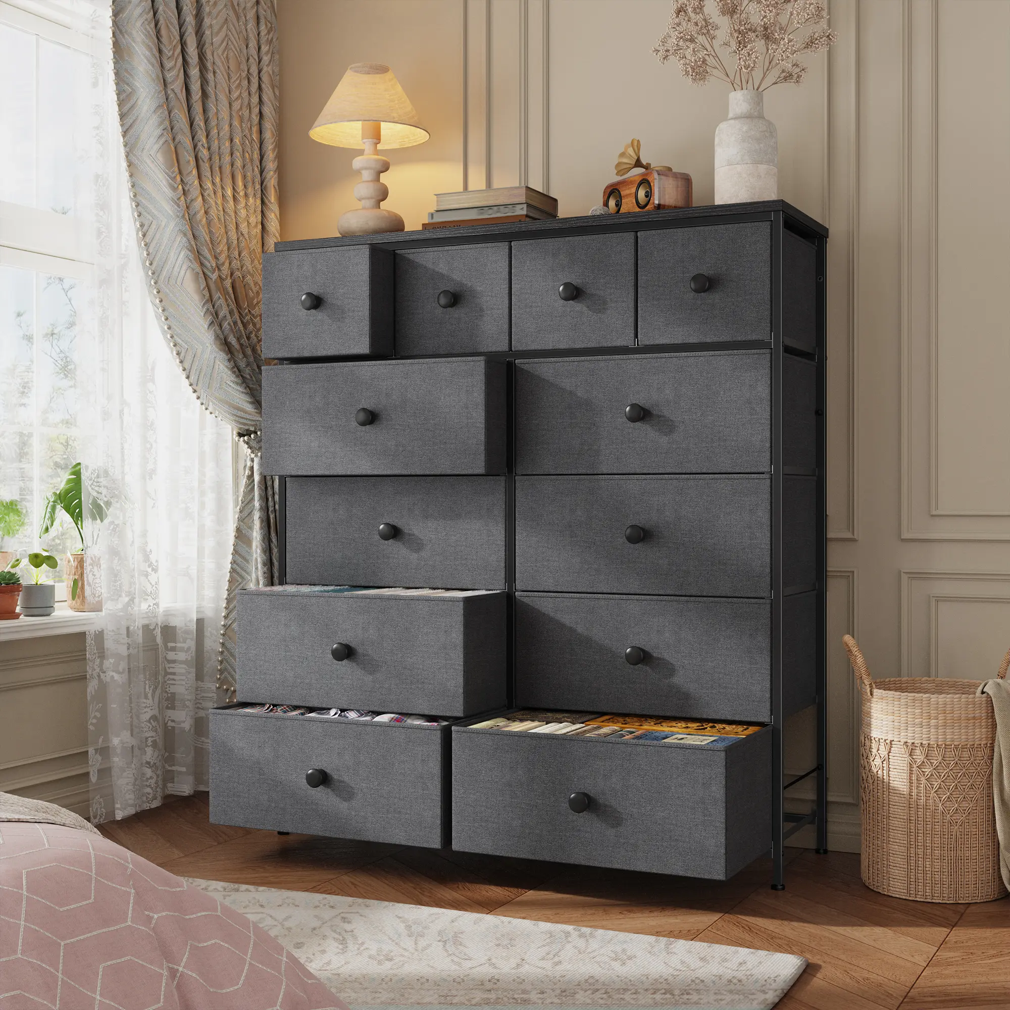 Gray-12 Drawer（39"W)