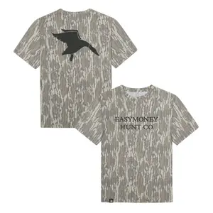 Mossy Oak Washed Bottomland Duck Tee, Easymoney Hunt Bottomland Camo Shirt