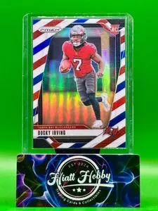 2024 Panini Prizm - Rookies Bucky Irving #316 Red White & Blue Prizm (RC)