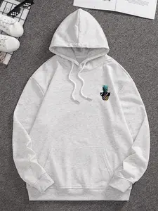 Movie Set Inspired Men's Graphic Hoodie Showcasing a Cool Pineapple Character with Production Board Styling for Film Lovers' Casual Wear