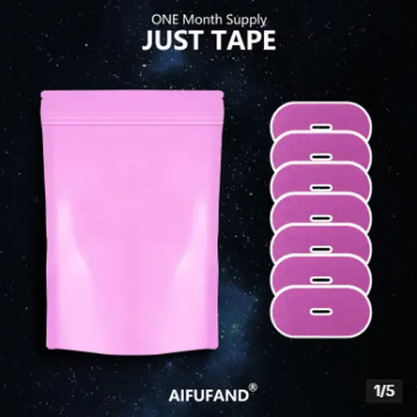 30 Pink Sleep Mouth Tape Strips for better sleep and breathing. Reduces snoring, enhances nasal oxygen flow, and features soft, hypoallergenic, latex-free medical-grade adhesive.