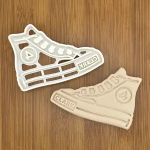 Sneaker Cookie Cutter | Blank or Personalized with Your Name and Number