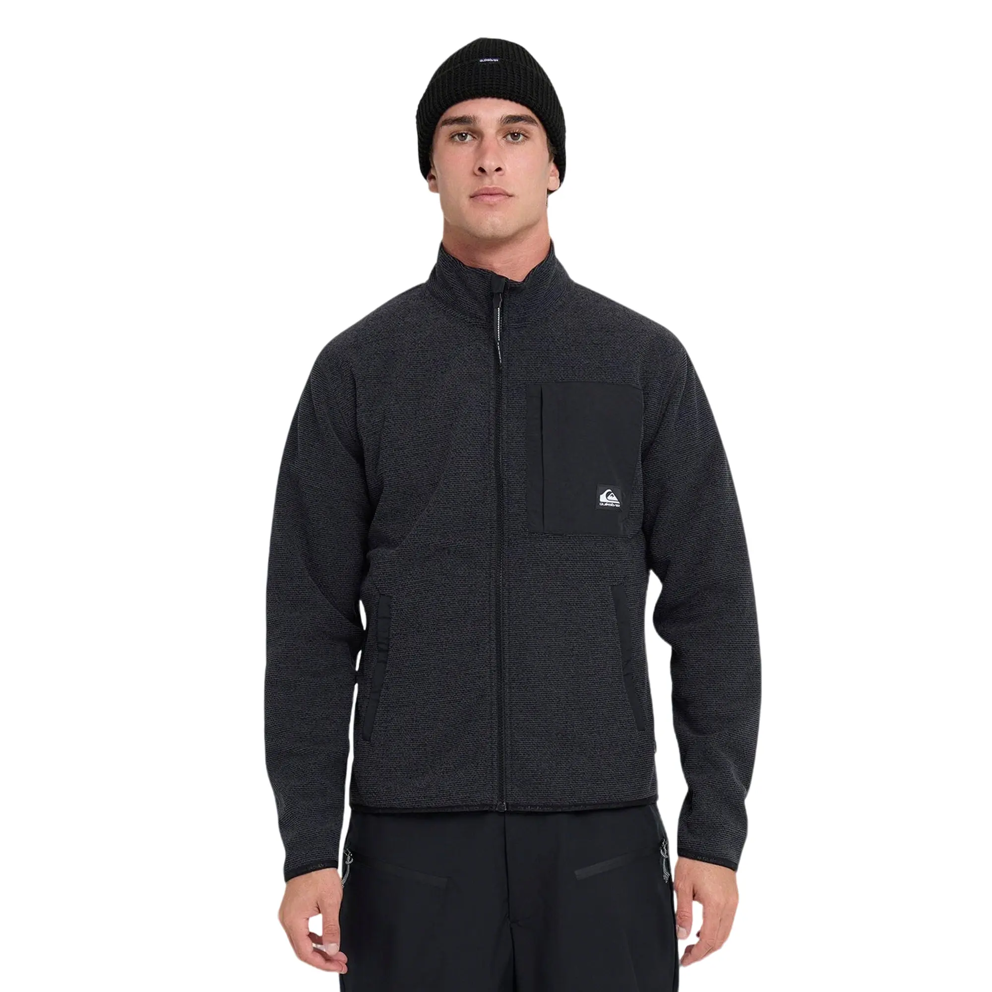 Quiksilver | Aker Full Zip Technical Fleece | Chest Pocket Cozy Fleece | Everyday Wear & Casual Streetwear Quiksilver | Aker Full Zip Technical Fleece | Chest Pocket Cozy Fleece | Everyday Wear & Casual Streetwear
