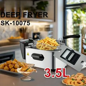 Large-capacity 118.35 oz/1.32 gallon stainless steel air fryer with adjustable temperature control and timer, 2000W high power, suitable for cooking delicious chicken, shrimp, French fries, and more; multifunctional home appliance that’s easy to clean, id