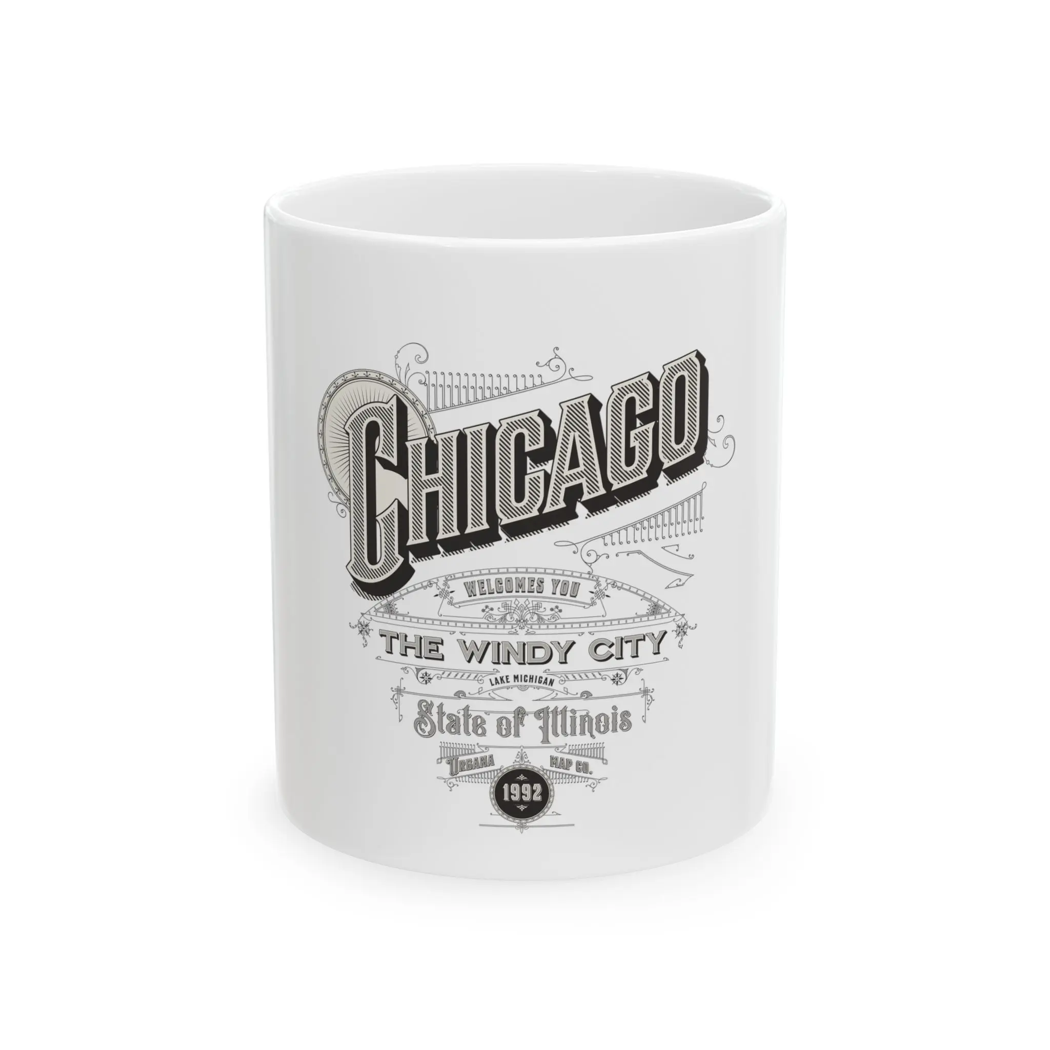 Chicago Illinois: Ceramic Mug, (11oz, 15oz)