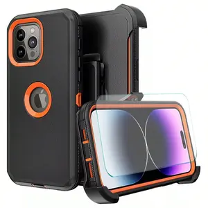 Phone Cover Shockproof Holster Screen Glass For Apple 16 Pro Max 15 Case Gift For Birthday, Mother, Family, Friends, Boyfriend, Girlfriend