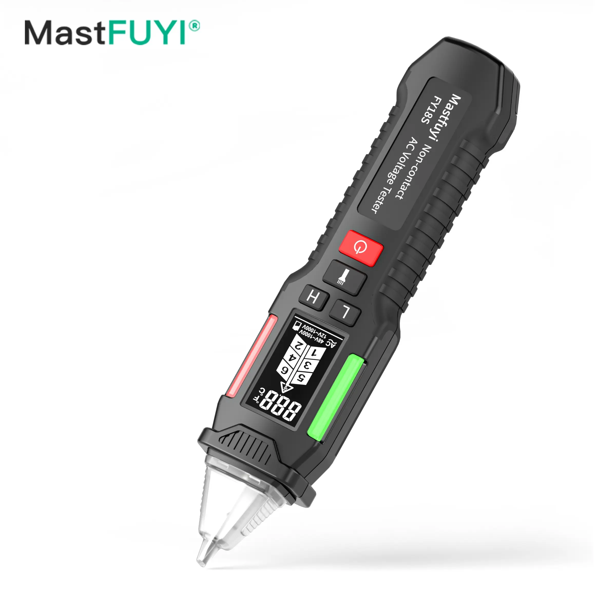 1ac Ii Voltalert Non-Contact Voltage Tester Cat Iv 1000v for Electricians, Essential Electrical Safety Tool with Easy-To-Use Detection, Portable Voltage Check Tool