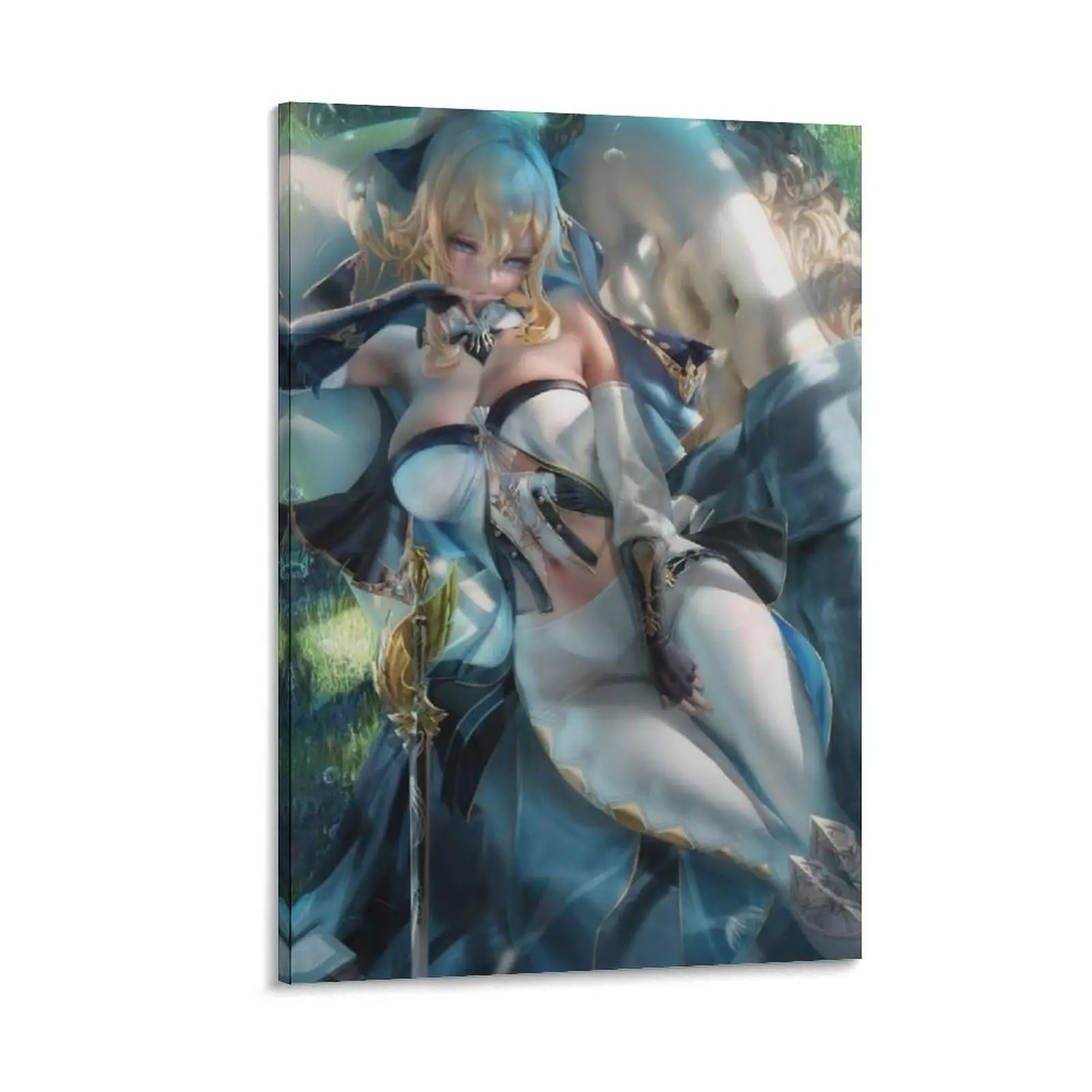 GS Impact Anime Posters Lumine Kawaii Girls Game Cartoon Aesthetic Poster Poster Canvas Wall Art For Bedroom Decor Bar Office Room Decor Gift
