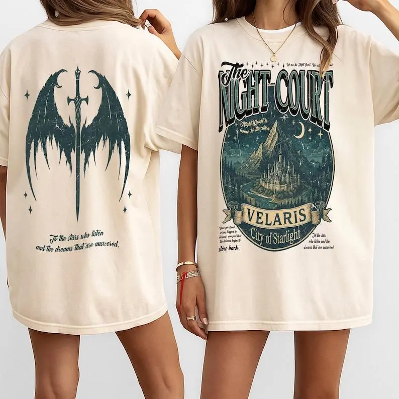 Velaris Night Court Acotar, Vintage Velaris The Night Court Shirt, Nightcourt Court Of Dreams, Inner Circle Acotar Comfort Colors Tee