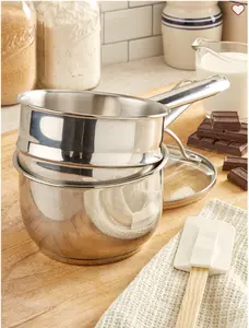 Stainless Steel 1-Quart Double Boiler