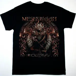 Meshuggah Koloss T-Shirt Short Sleeve Cotton Black Men Full Size S to 3XL