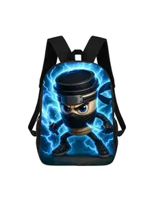 Tea Cup Pattern Backpack: Casual Student Schoolbag, Unisex - Lightweight, Zippered Design, Adjustable Shoulder Straps, Brightly Colored Prints, Simple and Multi-functional Travel Backpack, High School Student Backpack