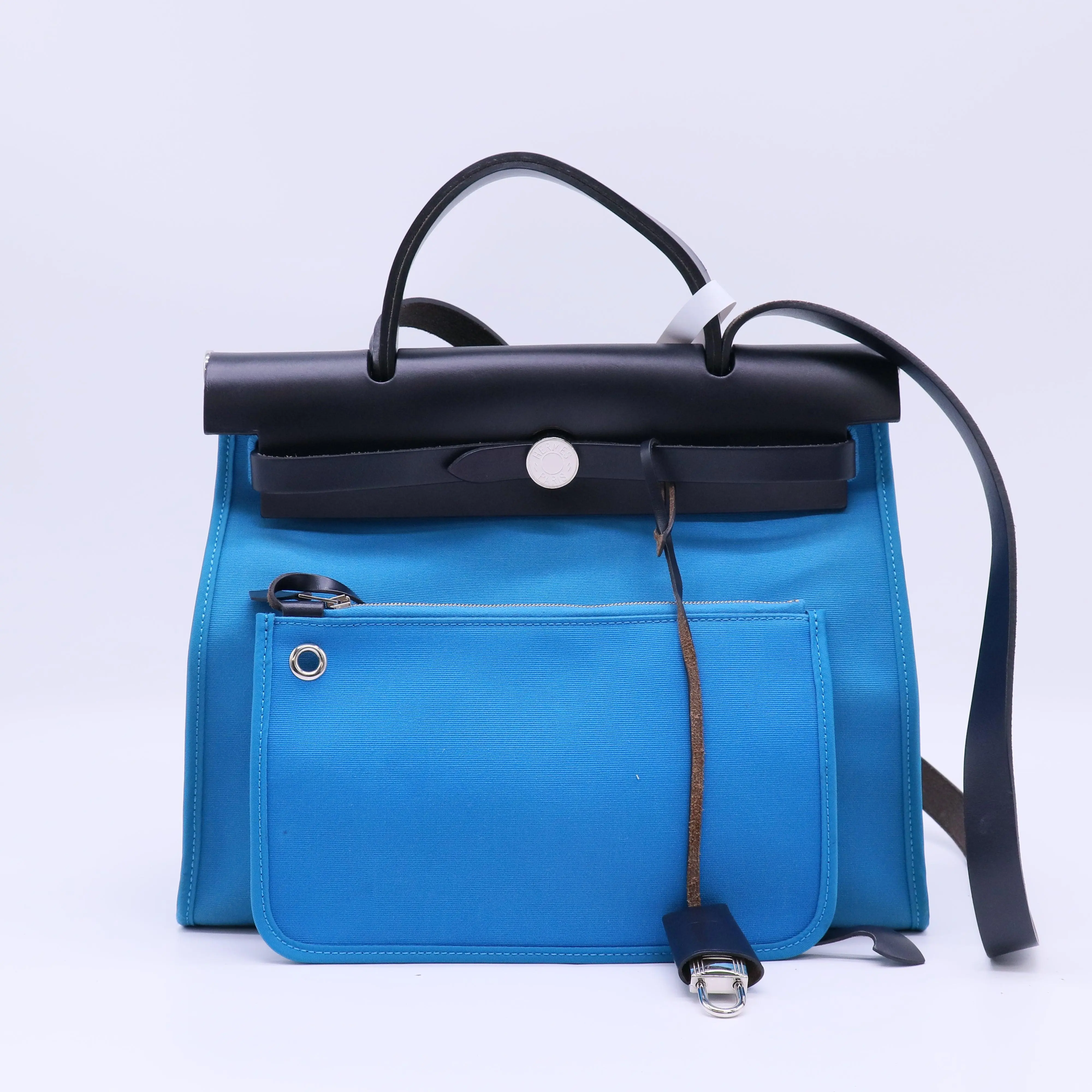 Pre-owned HERMÈS Canvas Shoulder Bags Herbag Zip 31 B22873