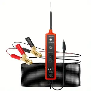 6-24V Power Short Circuit Probe Tester Power Circuit Probe Tester Diagnostic Repair Tool Test Lamp Continuity/Voltage Polarity Dynamic Circuit Tester Polarity Test and Continuity Test Function