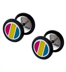 18G Pride Fake Plugs / Gauges Version 2