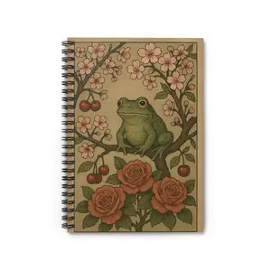 Vintage Cherry Blossom Journal