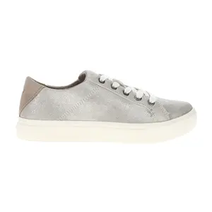 TOMS Womens Kameron Lace Up Sneakers Shoes Casual - Silver