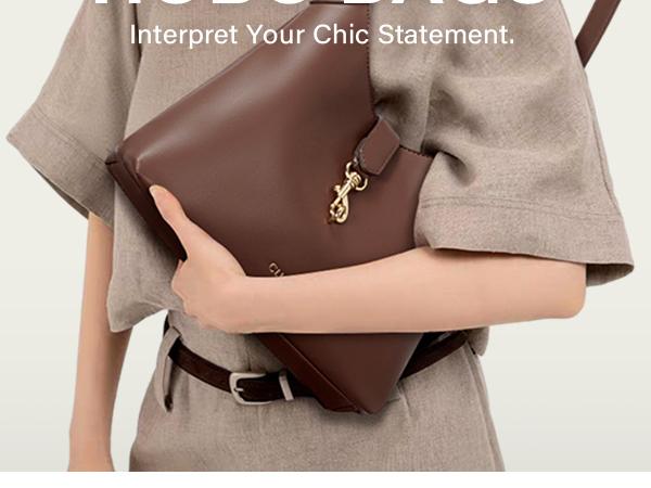 CLUCI TikTokShopSpringGlowUp Brooklyn Hobo Winter Bags for Women, Soft Vegan Leather Purses with Adjustable Strap, Lightweight Shoulder Bag, Stylish Tote Handbag