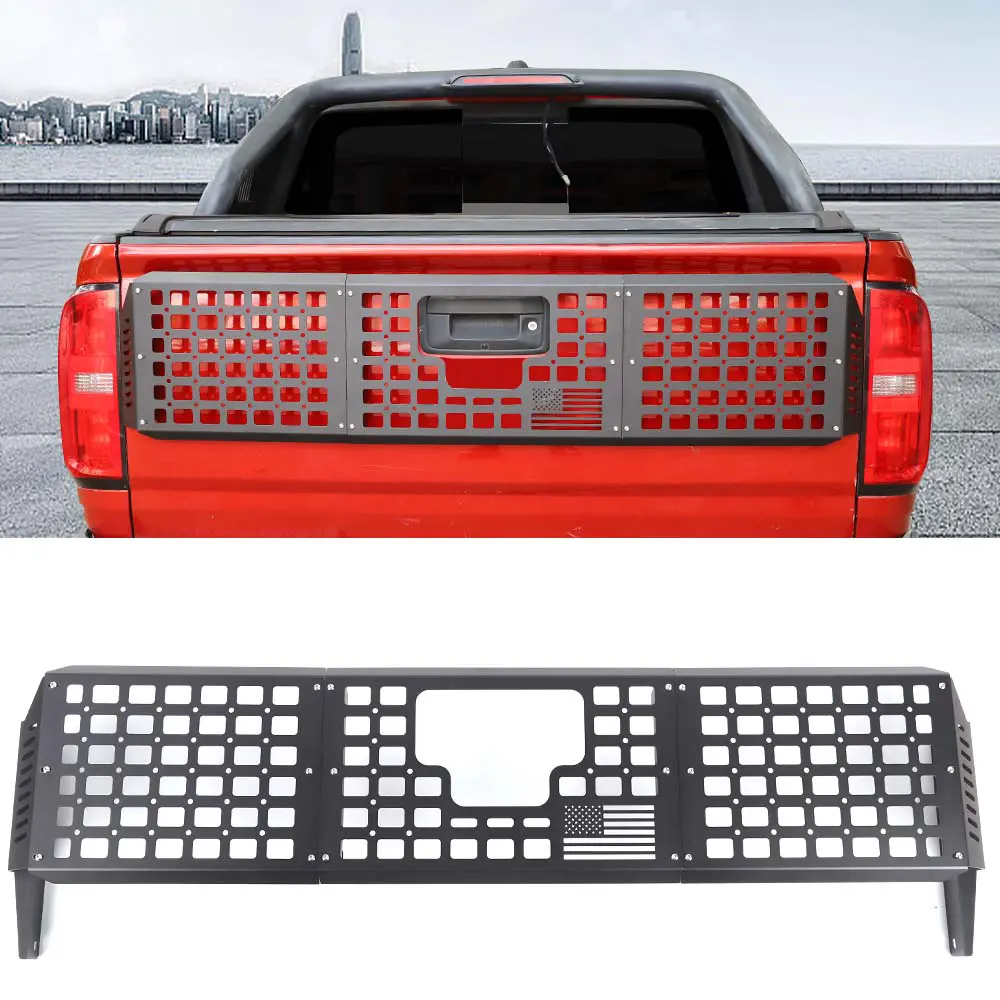 Rear Tailgate Extension Guard Plate Holder Rack for Chevy Colorado/GMC-CANYON 2014-2022 Exterior Accessories pickup truck