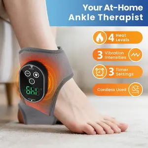 Winter Ankle Heating Massager, Rechargeable Hot Compress Ankle Relaxation Foot Sole, Suitable for Travel, Outdoor Post-Relief Foot Pressure