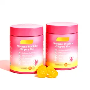 The More You Grab Her Juicy Feminine Odor Control Probiotic Gummies All-in-One Supplement Slippery Elm + Prebiotics + Lactobacillus Blend for Women’s Intimate pH & Dry Discomfort Relief, Pineapple 60 Pieces
