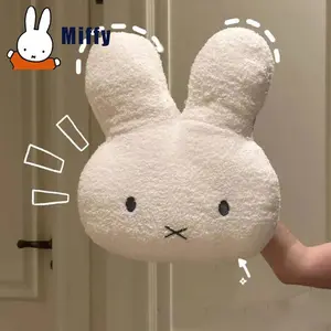 Kawaii Miffy 40CM Plush Doll Cute Plush Pillow Room Decoration Comfortable Soft Cartoon Rabbit Body Pillow Girl Gift