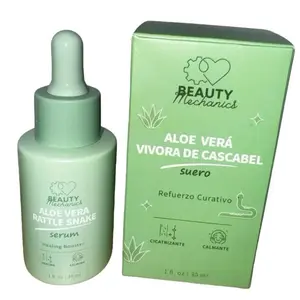 Aloe Vera Vivora De Cascabel Serum/ Suero de Aloe Vera y Vivora de Cascabel-Calming/Renew Facial Serum-Beauty Mechanic  Skincare- Skin Repair