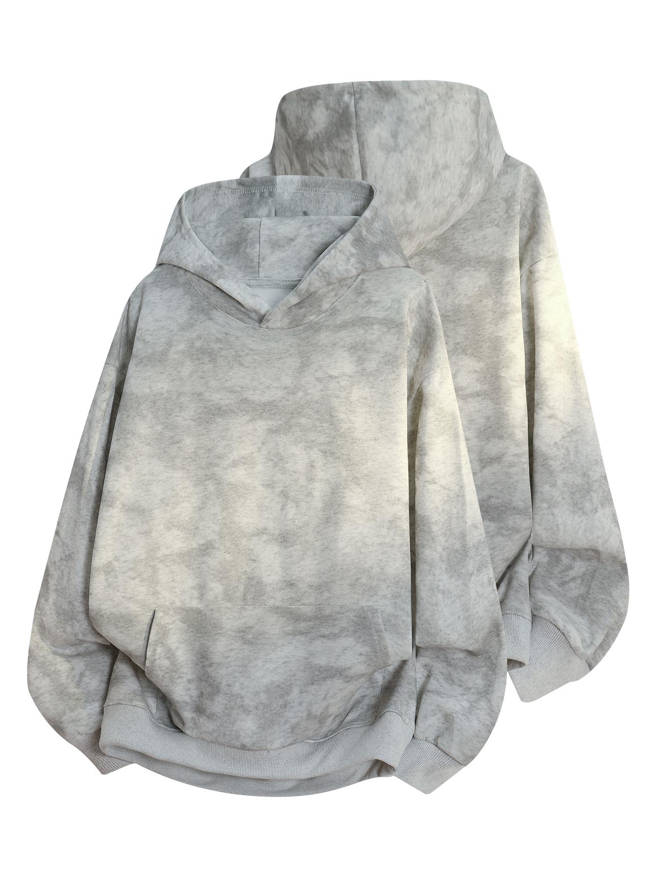 CCCMAI Men's Textured Hoodie Casual Long Sleeve Hooded Sweatshirt for Spring & Fall Fashion Men's Clothes for Daily Wear Menswear Sweatshirts Tops Man Pullover Long Sleeve Casual Tops