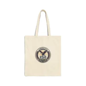 America 250 Eagle Emblem Tote Bag | Patriotic Canvas Tote