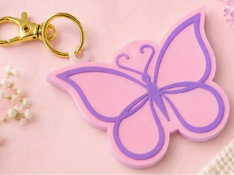 Smart Tap Key Tag – NFC Social Link Sharing Llavero para acceso instantáneo a perfiles (funciona con Instagram, TikTok y más!