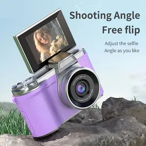 Portable Digital Camera, 48mp Pocket Camera, Beginner Level, Includes Games & Filters, Perfect Gift for Students